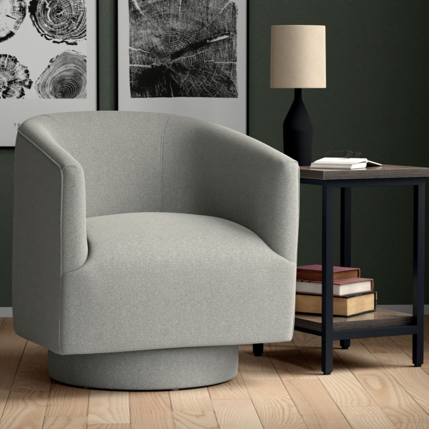 Accent Chair With Swivel Function