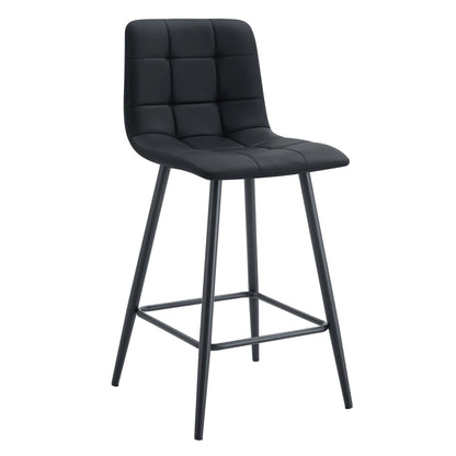 Bar Chair Set Comfortable With Metal Legs And Ergonomic Design