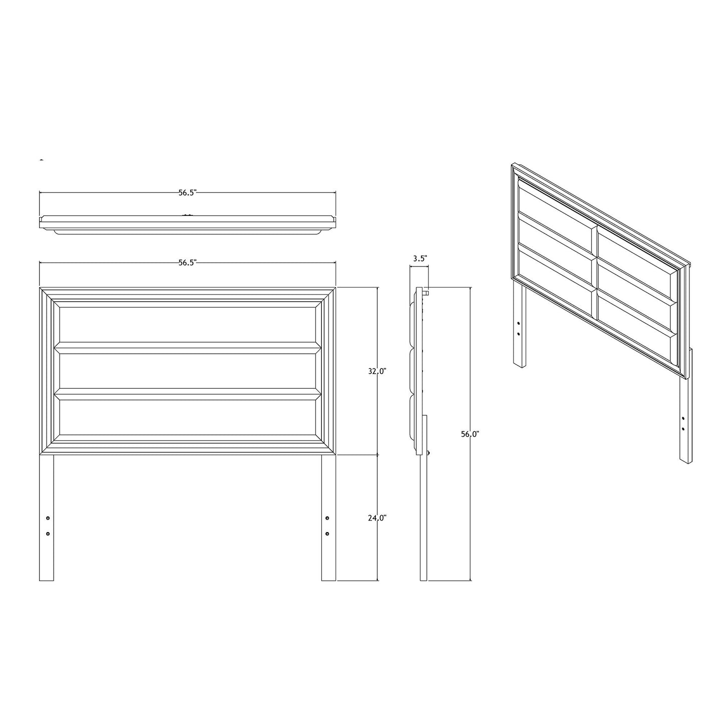 Adelaide - 5 Pieces With LED Set