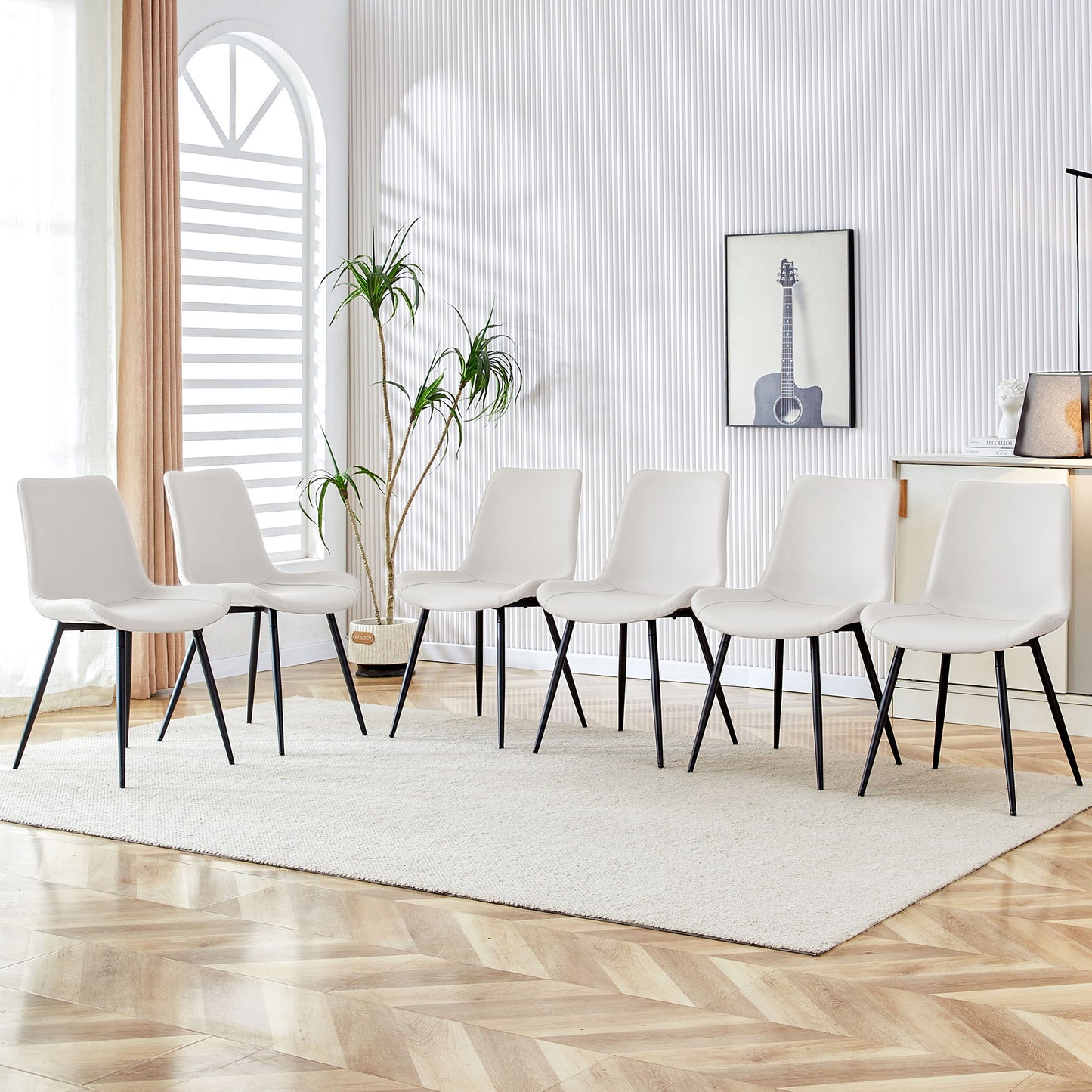 Modern Medieval Style Restaurant Cushioned Chairs With Suede Backrests