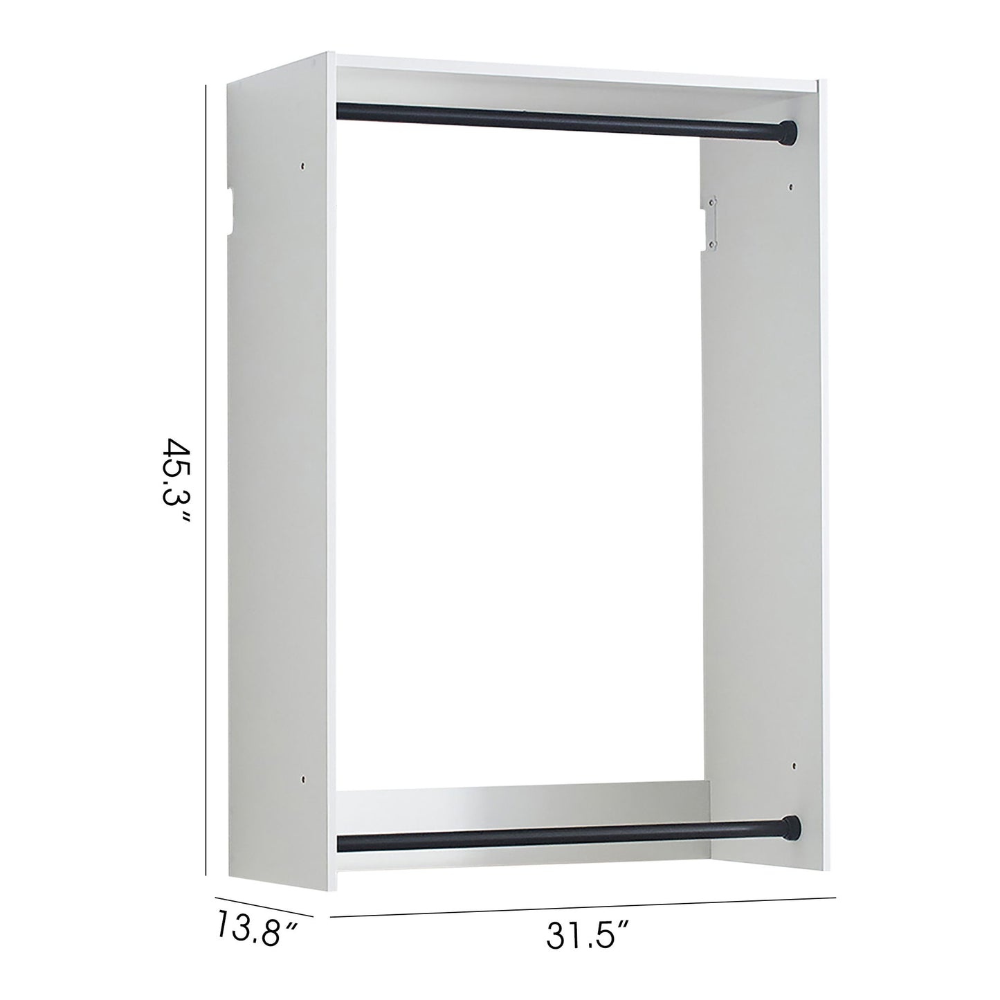 Devi - Wall Mounted Closet System, Modular Units