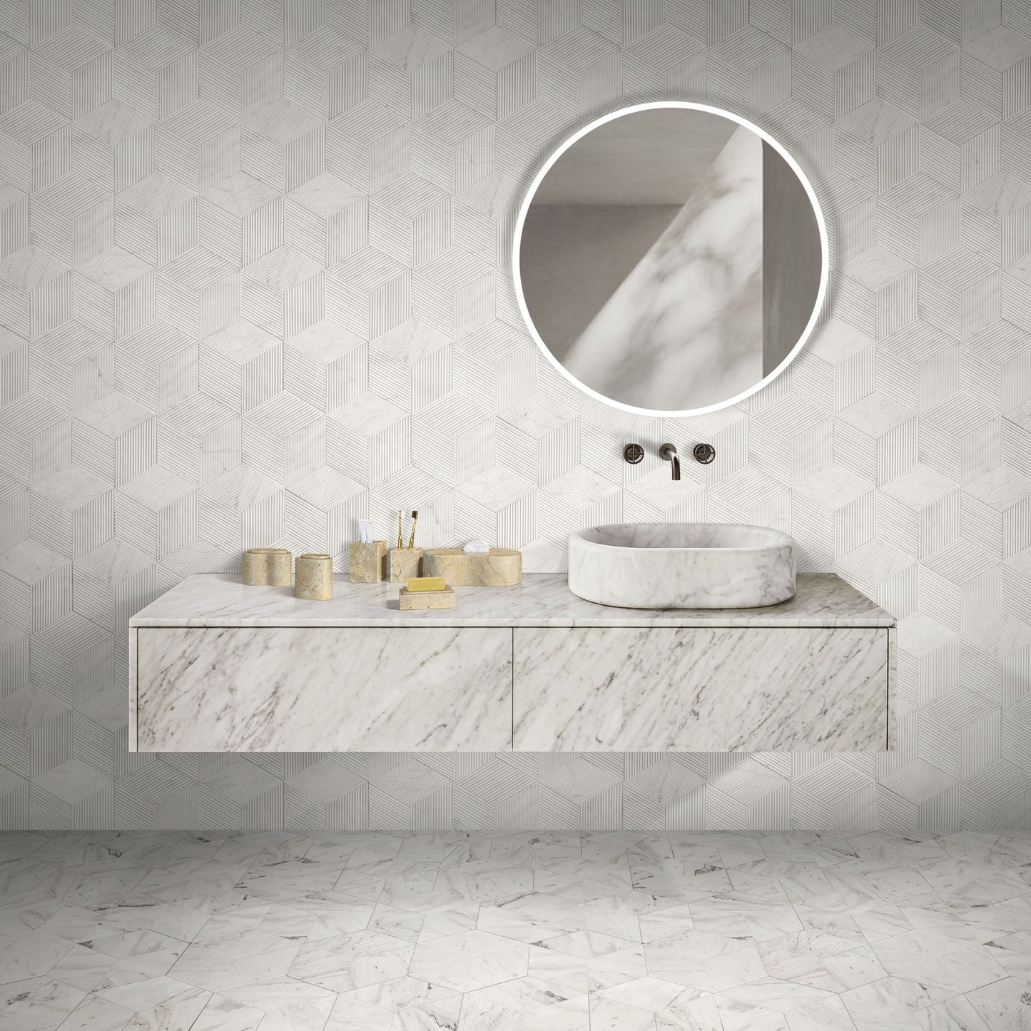 Elegant Bathroom Accessories Set