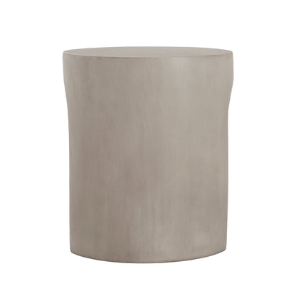 Outdoor Round With U Shape Side Table - Light Gray