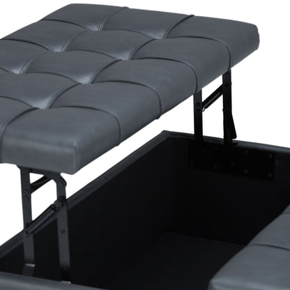 Harrison - Upholstered Coffee Table Storage Ottoman