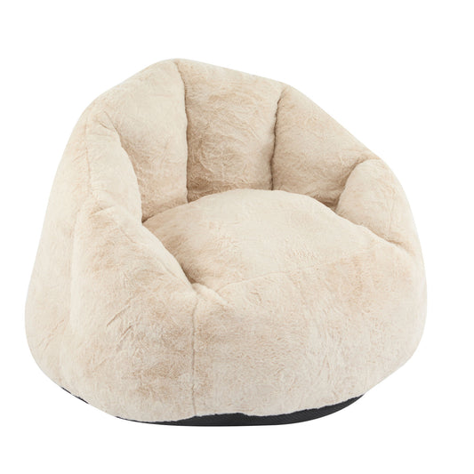 Albi - Indoor Cozy Armchair Style Bean Bag - Beige