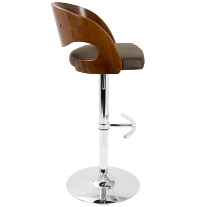 Pino - Mid Century Modern Adjustable Barstool With Swivel