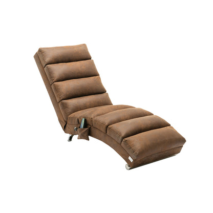 Massage Chaise Lounge Indoor With Remote Control, Ergonomic Electric Massage Lounger