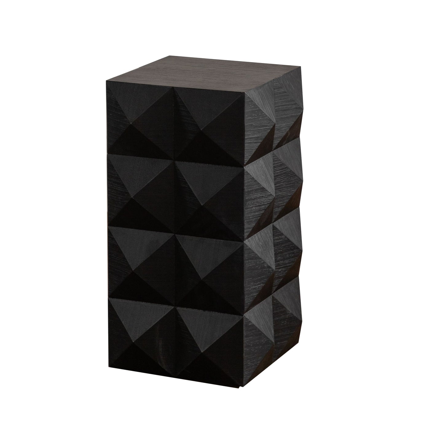 Side Table With 3D Embossed Pattern Design