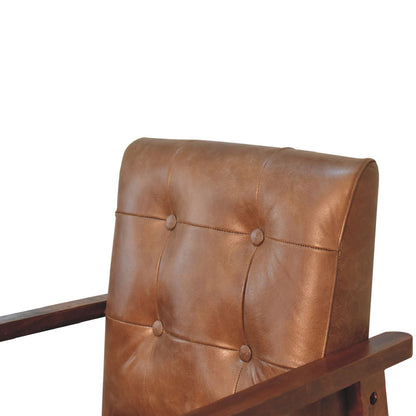 Buffalo - Leather Chair - Brown
