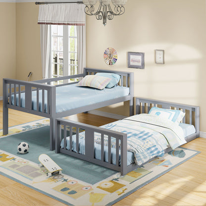 Solid Construction Bunk Bed & Ladder