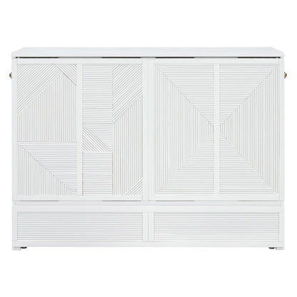 Murphy Bed With Large Drawer, USB Ports And Outlets