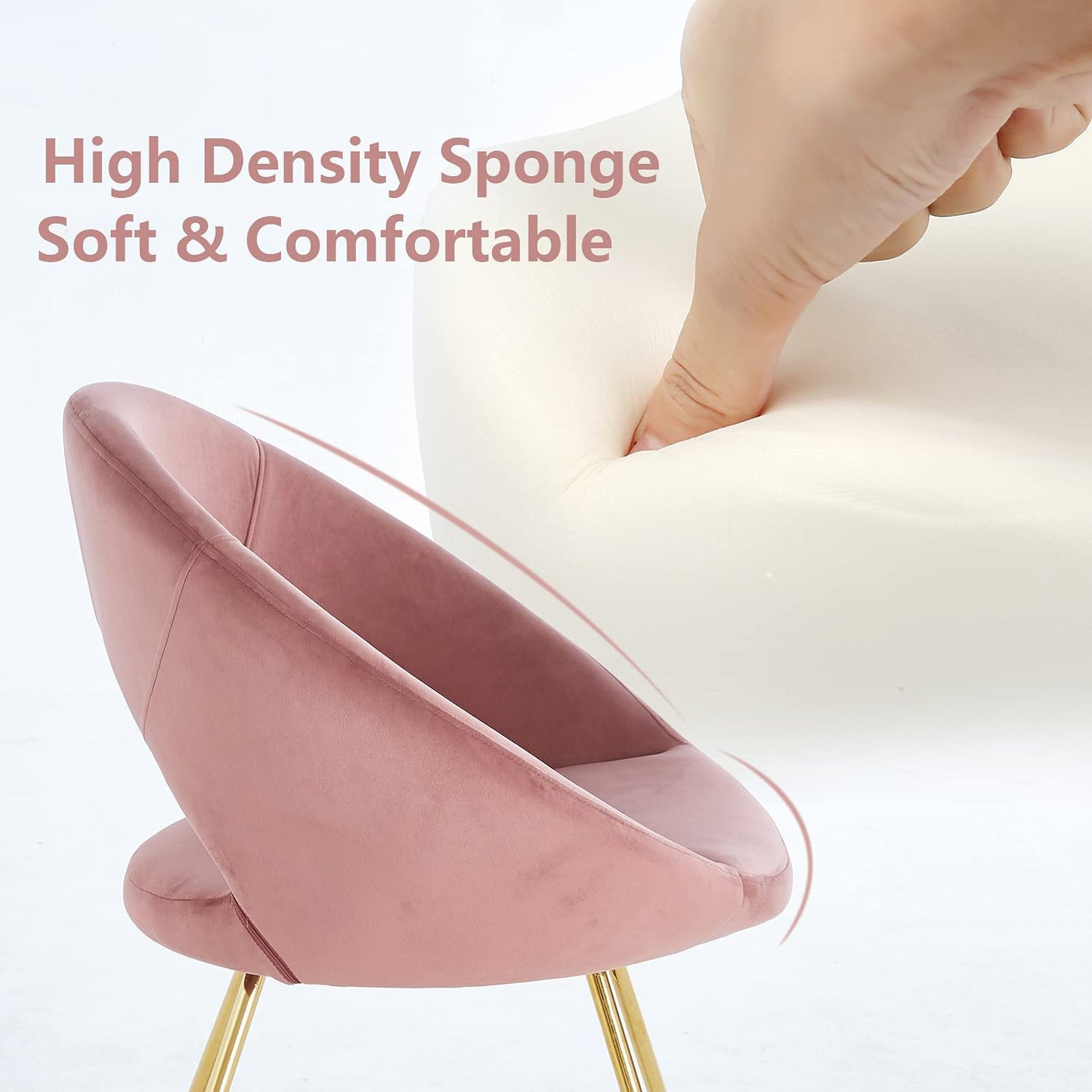 Modern Accent Velvet Chair (Set of 2)