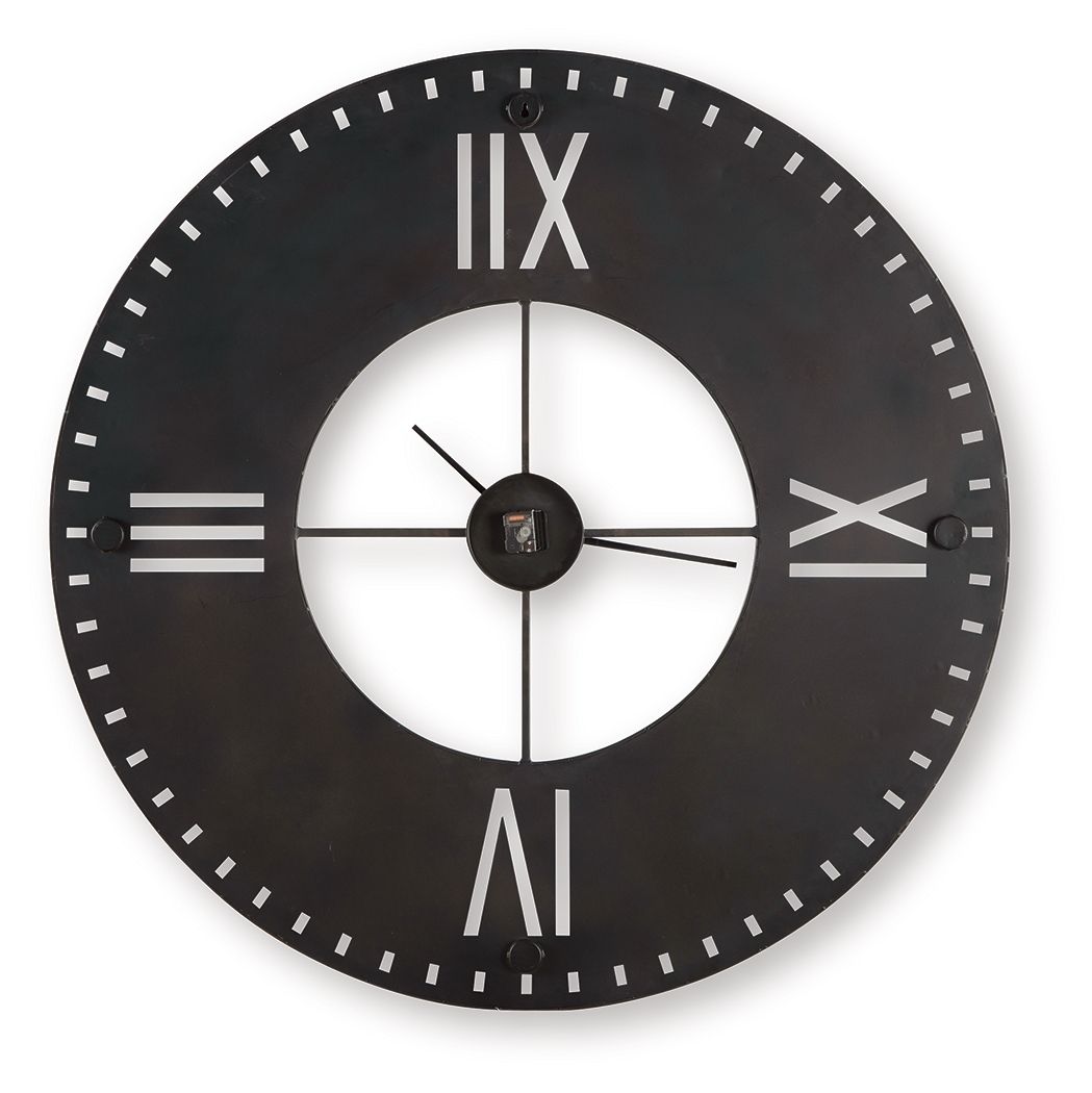 Lytle - Wall Clock - Antique Brown