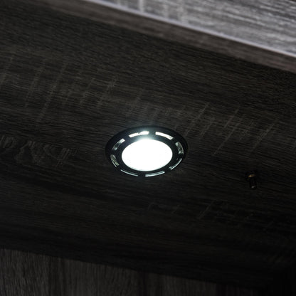 Modern Wine Showcasing Cabinet With Two Glass Shelves And Storage Cabinet