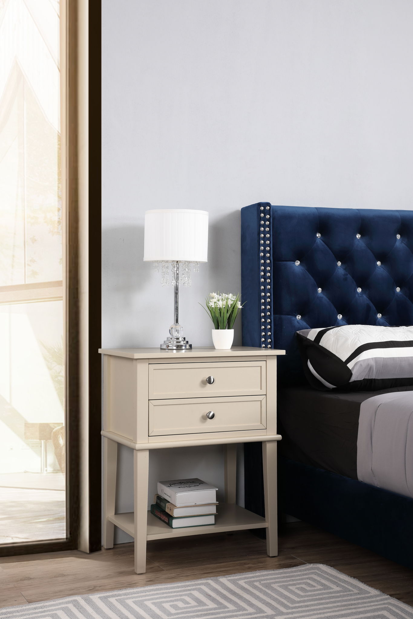 Vibrant Contemporary Nightstand