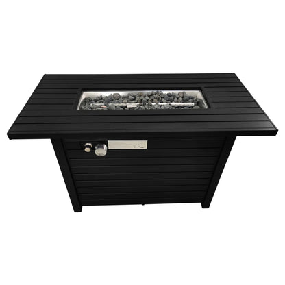 Outdoor Fire Pit Table With Lid Fuel Versatility
