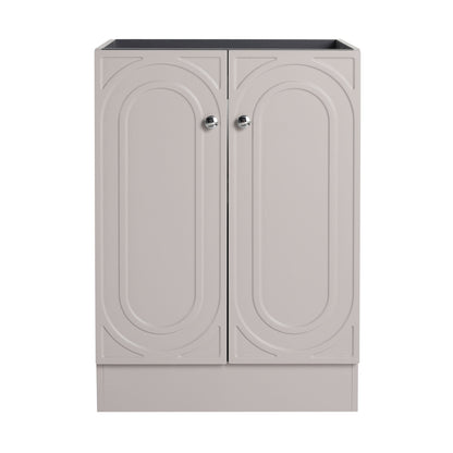 Modern Freestanding Bathroom Vanity With Soft Close Cabinet Doors