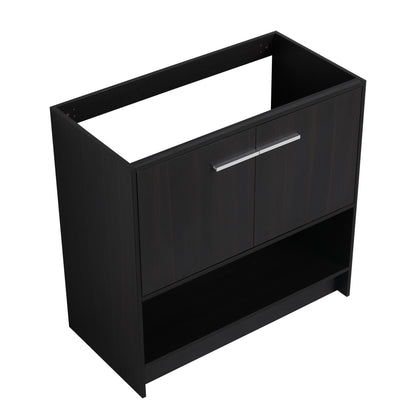 Modern Freestanding Bathroom Vanity With 2 Doors