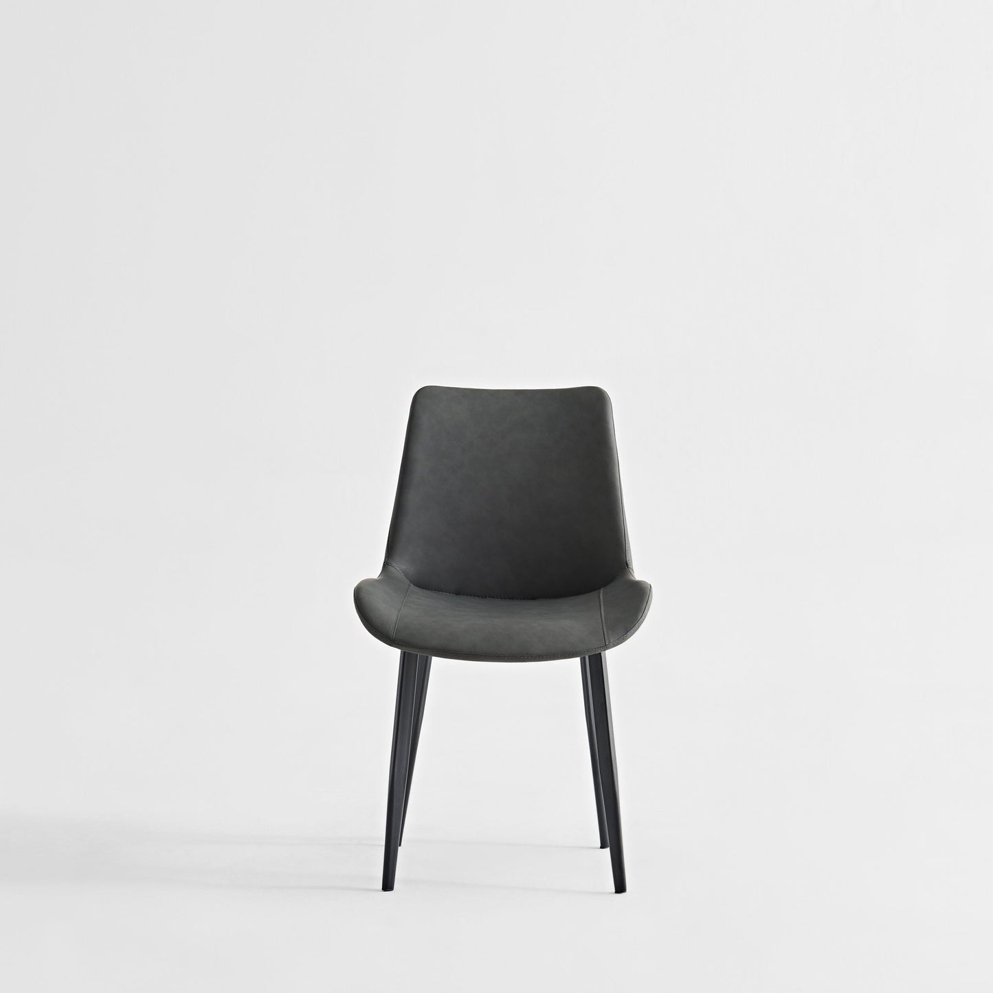 Dining Table Set, Chairs (Set of 2) - Grey