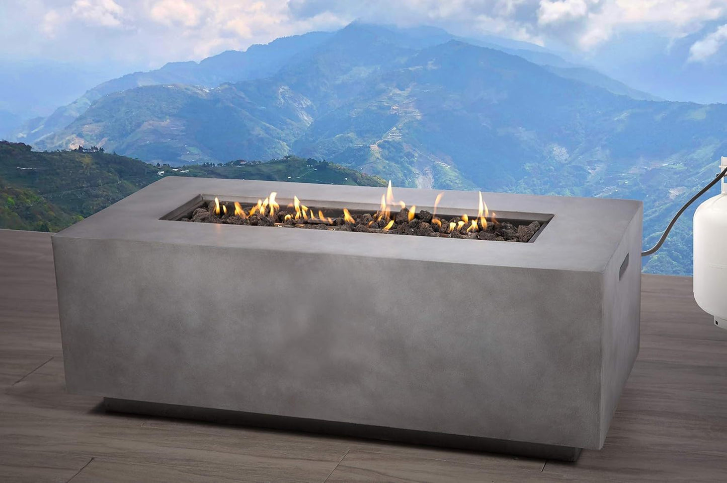 Lightweight Design Propane / Natural Gas Fire Pit Table