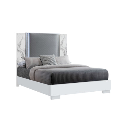 Moon - Modern Bed With LED Accent Lighting