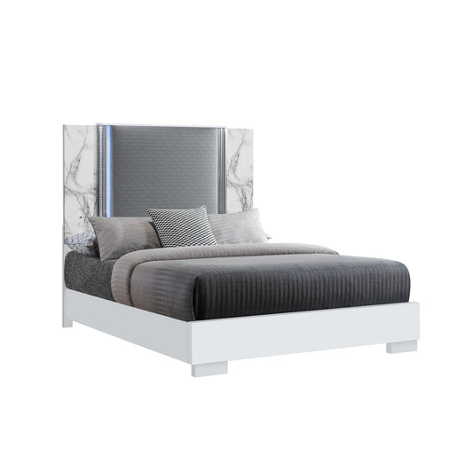 Moon - Modern Bed With LED Accent Lighting