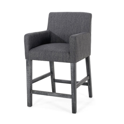 Serenitia - Upholstered Counter Chair With Straight Arm