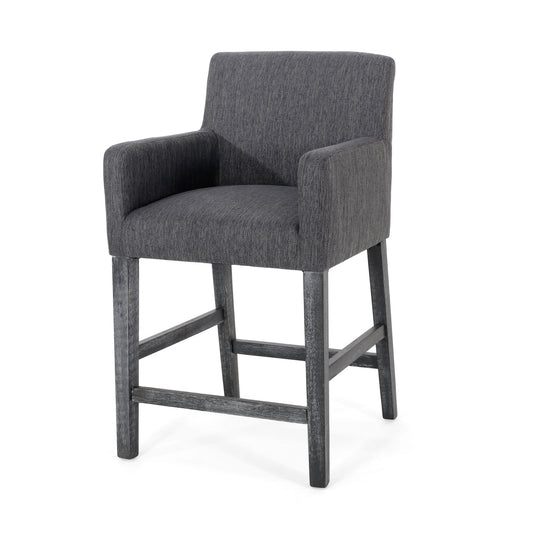 Serenitia - Upholstered Counter Chair With Straight Arm