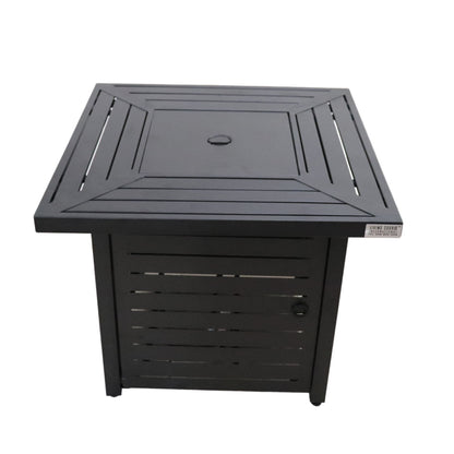 Propane & Gas Fire Pit Table - Black