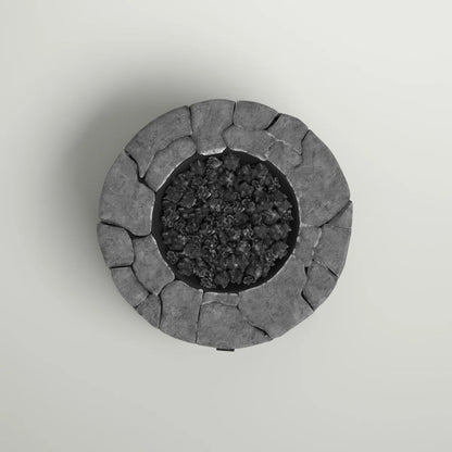 Fiber Reinforced Outdoor Fire Pit - Stone Gray