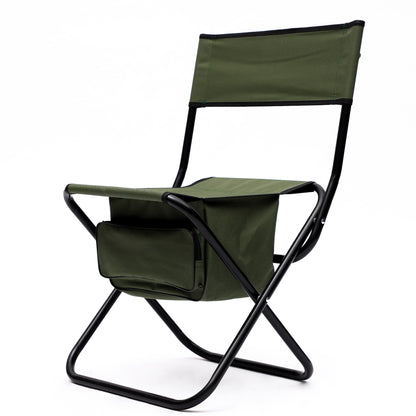 Folding Outdoor Chairs With Storage Bag, Portable Chair For Indoor, Outdoor Camping, Picnics And Fishing