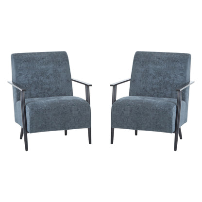 Modern Lounge Chair With Polyester Upholstery