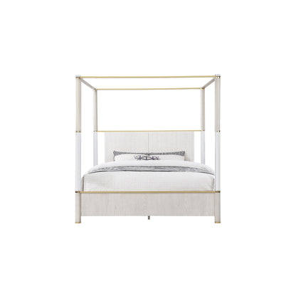 Malco - 4 Post Bed With Upholstered Headboard