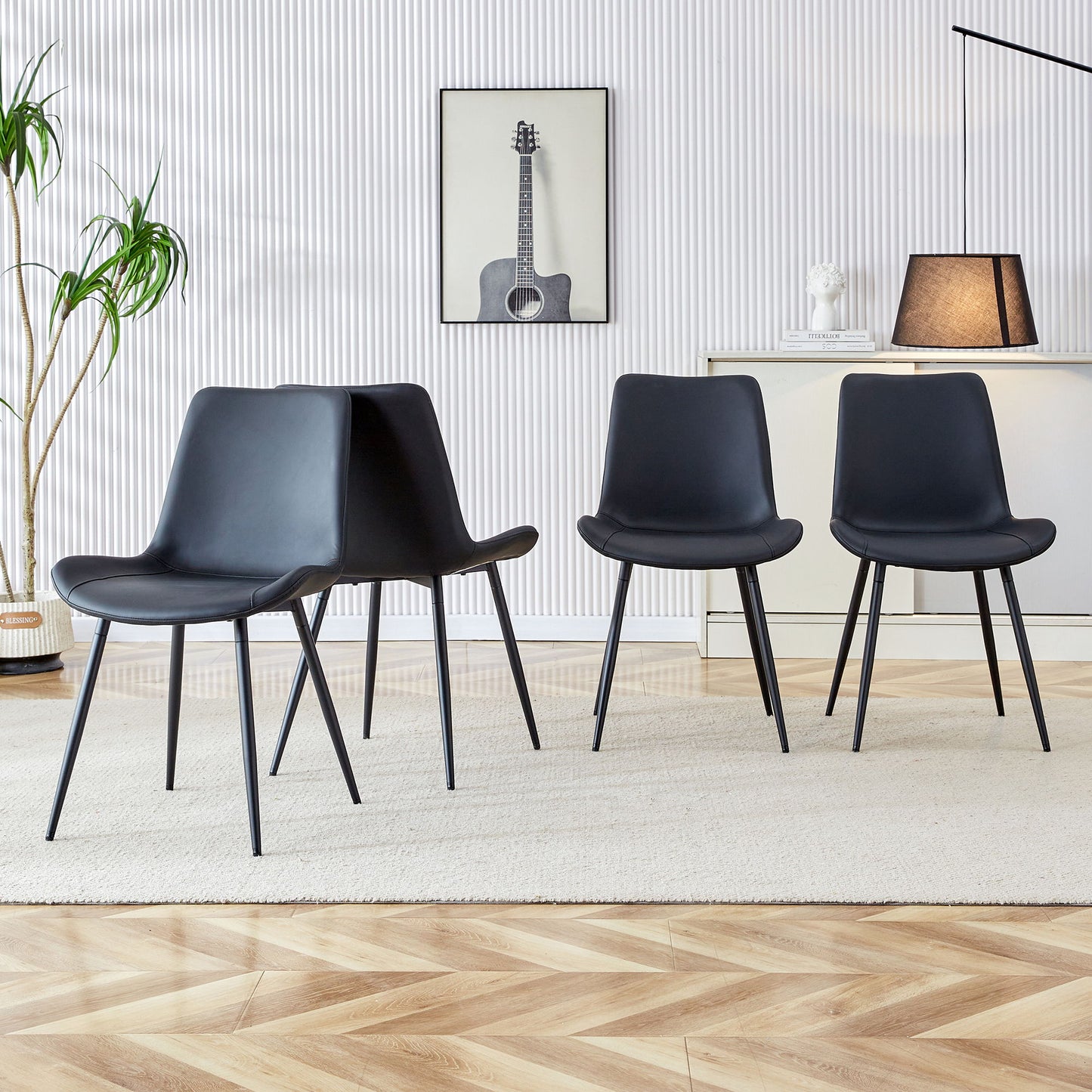 Modern Medieval Style Restaurant Cushioned Chairs With Suede Backrests