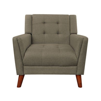 Luminaesque - Fabric Upholstered Armchair With Tufted Back
