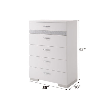 Naima II - High Gloss Chest - White