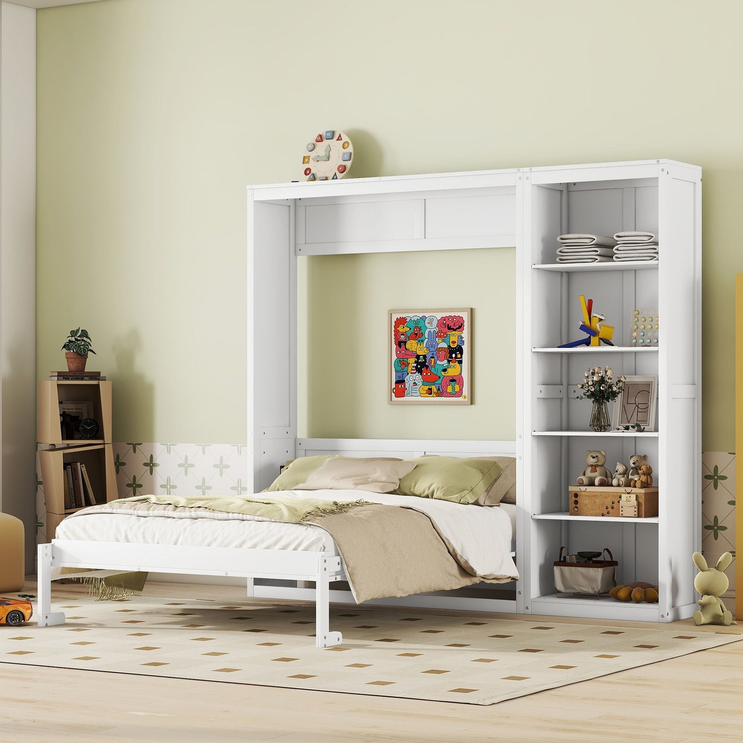 Murphy Wall Bed With Shelves
