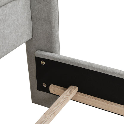 Carmen - Upholstered Wingback Panel Bed Frame