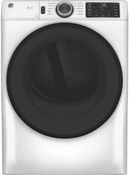 GE 7.8 Cubic Foot Front Load Gas Dryer White