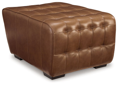 Temmpton - Oversized Accent Ottoman - Chocolate