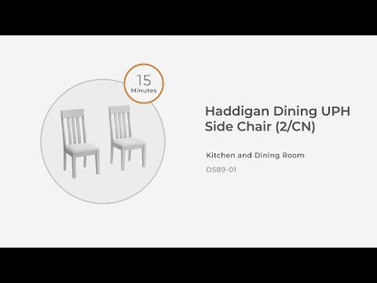 Hallanden - Dining UPH Side Chair (Set of 2) - Black / Gray